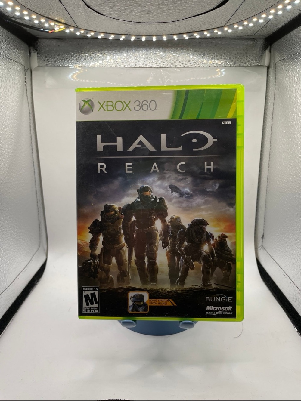 Microsoft Xbox 360 Halo: Reach Game in Bright Green Case